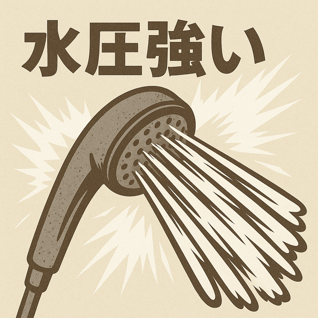 水圧強い　シャワーヘッド